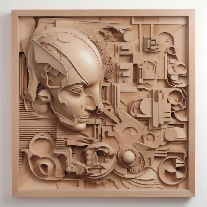 نموذج ثلاثي الأبعاد لآلة CNC 3D Art 